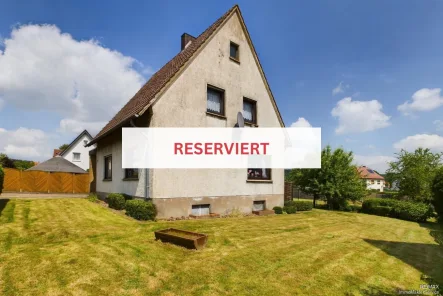 RESERVIERT - Haus kaufen in Hüllhorst / Schnathorst - Reserviert Freistehendes Einfamilienhaus mit großem Garten