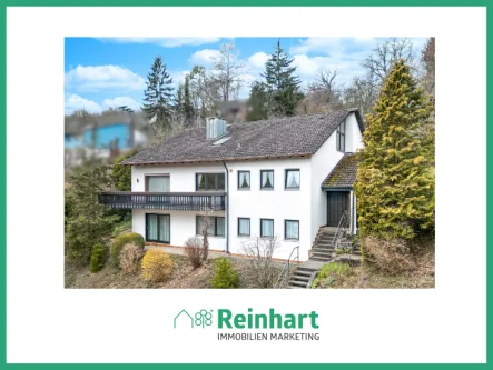 Titelbild - Haus kaufen in Gerbrunn - Ein Zuhause für die ganze Familie - Einfamilienhaus mit Einliegerwohnung in Gerbrunn!