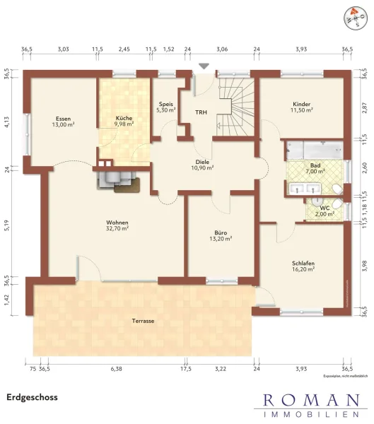 Leerer Grundriss für Ihre Planung