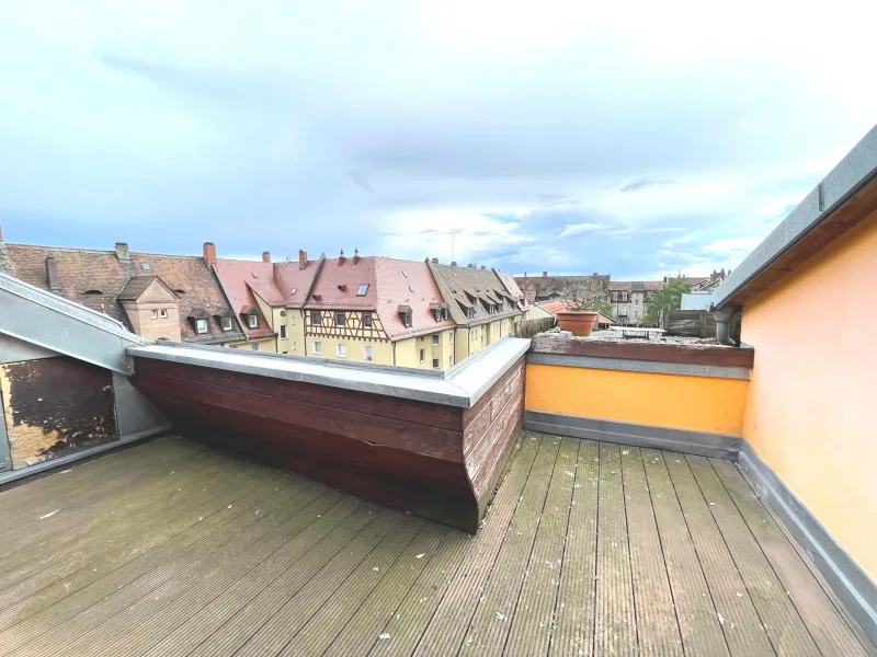 Aussicht von der Dachterrasse