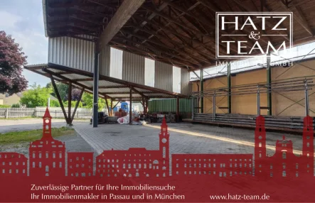 Hatz & Team Immobilien GmbH - Halle/Lager/Produktion mieten in Ortenburg - Überdachte und freie Lagerflächen in Ortenburg