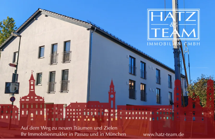 Hatz & Team Immobilien GmbH - Wohnung kaufen in Passau - Verkauft! 19 Apartments mit Küche -  "Klimafreundliches Wohngebäude QNG" KFW - gefördert!