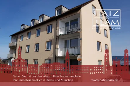 Hatz & Team Immobilen GmbH - Wohnung mieten in Passau - perfekte 3-WG - Wohnung in Haidenhof Süd