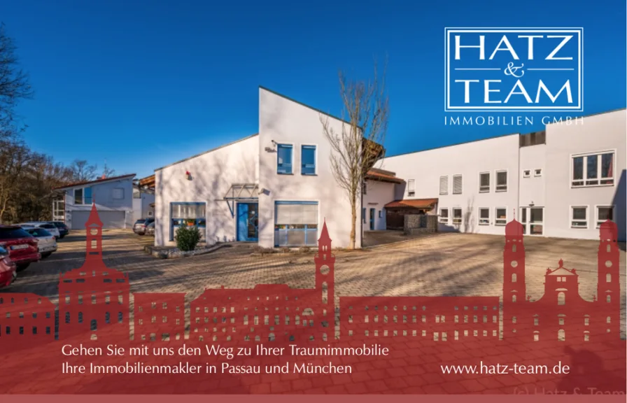 Hatz & Team Immobilen GmbH - Haus kaufen in Passau - Außergewöhnliches Bürogebäude mit 586 m² und  Architektenhaus mit 351 m² in Passau
