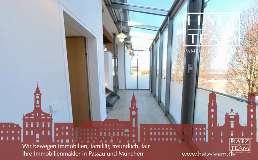 Hatz & Team Immobilien GmbH - Wohnung mieten in Passau - Exklusive Maisonette-Wohnung in Passau-Neustift!