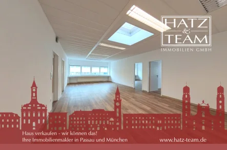 Hatz & Team Immobilien GmbH - Büro/Praxis mieten in Hutthurm - 237 m² Büroflächen im Hutthurmer Gewerbegebiet mit eigenen Stellplätzen