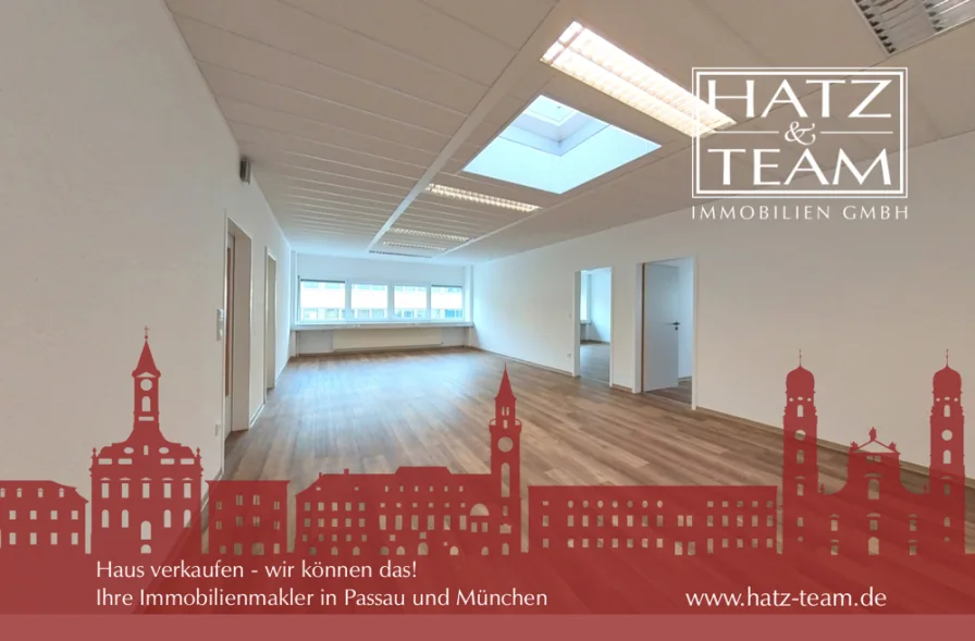 Hatz & Team Immobilien GmbH - Büro/Praxis mieten in Hutthurm - 237 m² Büroflächen im Hutthurmer Gewerbegebiet mit eigenen Stellplätzen