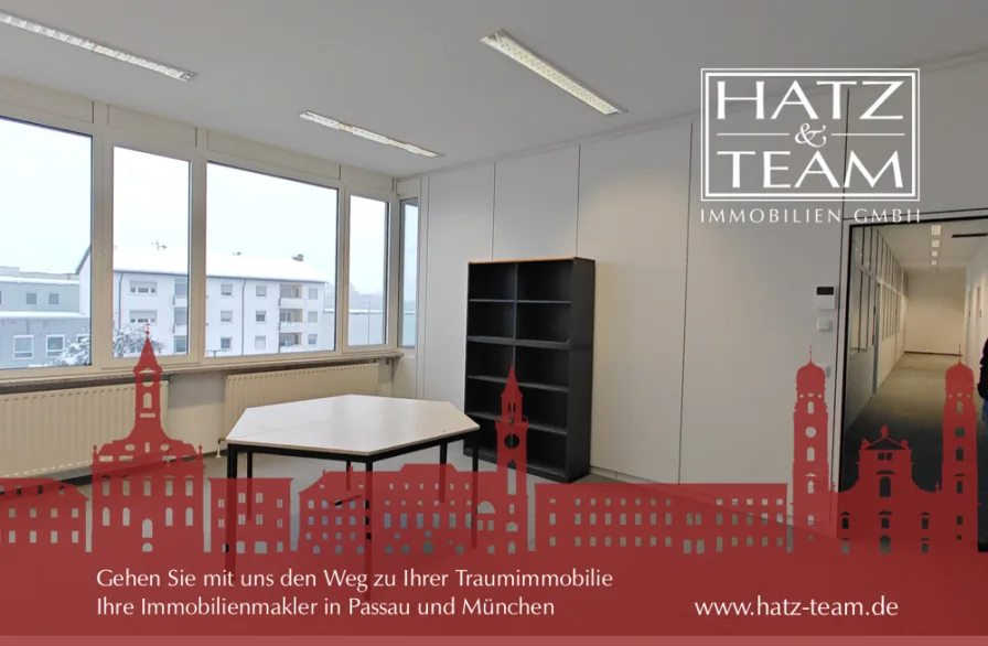 Hatz & Team Immobilen GmbH - Büro/Praxis mieten in Passau - Reserviert! Büroflächen von 18 m² bis 63 m² mit Parkflächen in Passau Kohlbruck!