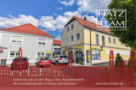 Hatz & Team Immobilien GmbH - Laden/Einzelhandel mieten in Vilshofen - Verkaufs-, Büro- oder Lagerfläche in Pleinting in gut sichtbarer Lage mit Parkflächen