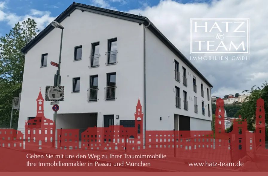 Hatz & Team Immobilen GmbH - Wohnung kaufen in Passau - Vermietetes Apartment in klimafreundlichen Wohngebäude QNG-Zerifiziert (KFW40)