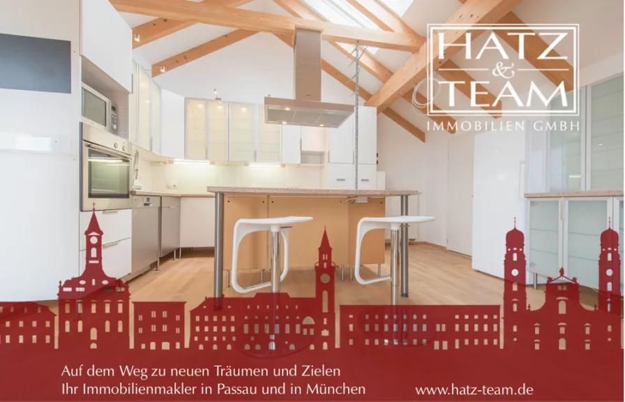 Hatz & Team Immobilien GmbH - Wohnung mieten in Passau - Wohnen auf zwei Ebenen mit schöner Terrasse!