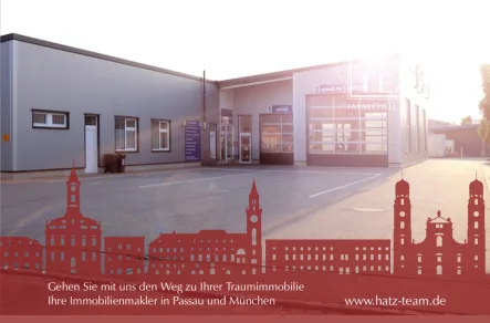 Hatz & Team Immobilien GmbH - Halle/Lager/Produktion mieten in Passau - Vermietet! Auto-Werkstatt in absoluter Sichtlage direkt an der Neuburger Straße