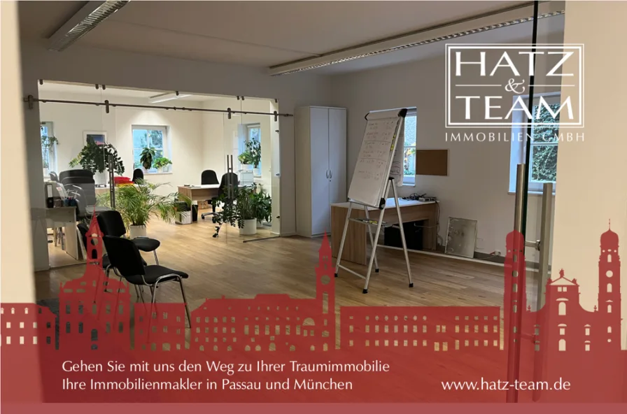 Hatz & Team Immobilien GmbH - Büro/Praxis mieten in Passau - 228 m² Bürofläche im Stadtzentrum!