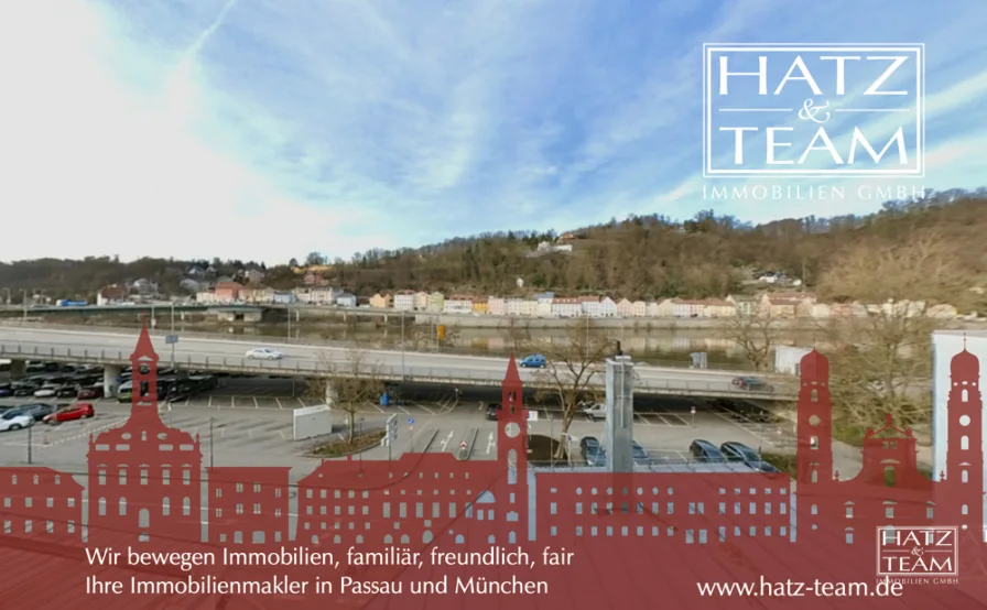 Hatz & Team Immobilien GmbH - Wohnung mieten in Passau - WG geeignet! Großzügige 5-Zimmer-Wohnung mitten im Passauer Stadtzentrum!