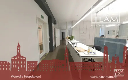 Hatz & Team Immobilien GmbH - Büro/Praxis mieten in Passau - Großzügige Büroeinheit mit 6 separaten Büros in zentrumsnaher Lage von Passau!