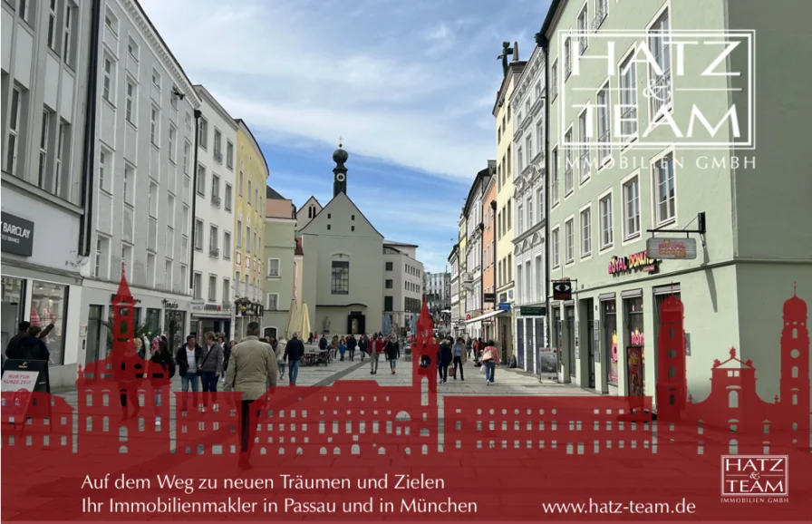 Hatz & Team Immobilien GmbH - Laden/Einzelhandel mieten in Passau - Top Ladenfläche in 1 A-Lage! Direkt in der Passauer Fußgängerzone