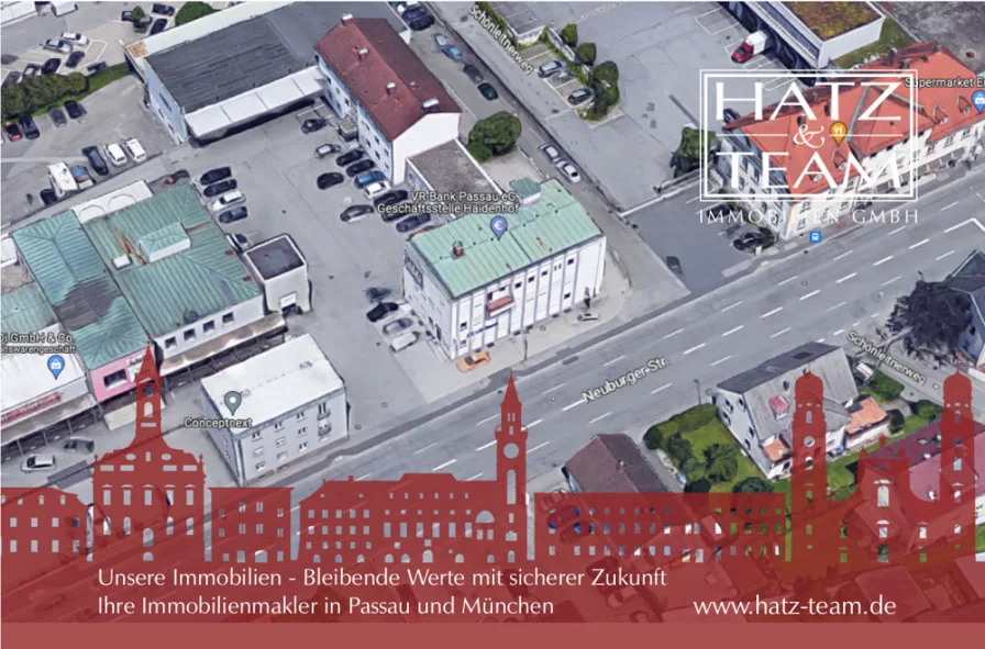 Hatz & Team Immobilen GmbH - Büro/Praxis mieten in Passau - Bürofläche mit ca. 83 m² in Passau Kohlbruck!