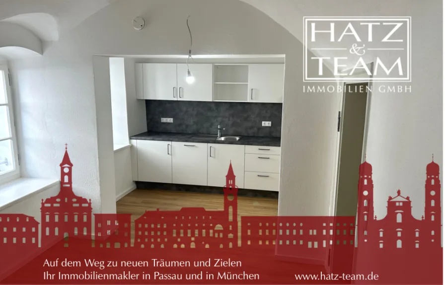 Hatz & Team Immobilien GmbH - Wohnung mieten in Passau - Zauberhaft sanierte Stadtwohnung mit Altbaudetails - ideal auch für eine WG!