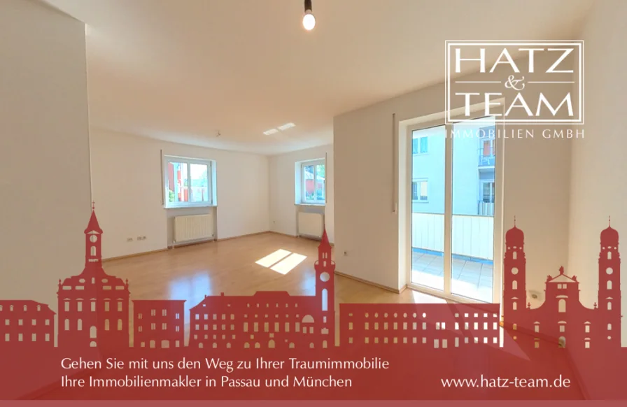 Hatz & Team Immobilien GmbH - Wohnung kaufen in Passau - Schöne 2,5-Zimmer-Wohnung in zentrumsnaher Lage mit perfekter Anbindung!