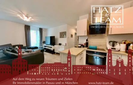 Hatz & Team Immobilien GmbH - Wohnung mieten in Passau - Stilvolle 3-Zimmer Wohnung in Passau Kohlbruck mit Gartenanteil!