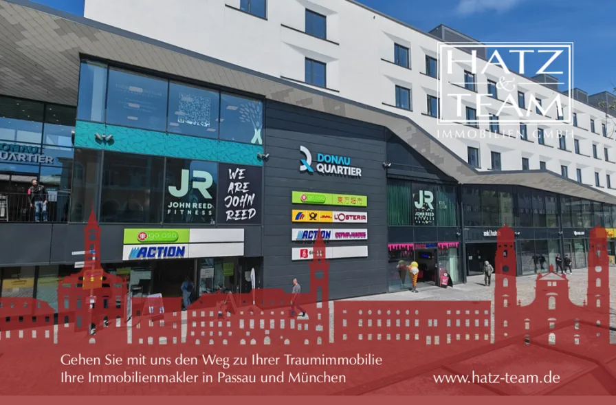 Hatz & Team Immobilien GmbH - Büro/Praxis mieten in Passau - 200 m² Bürofläche im Stadtzentrum! Das neue DONAUQUARTIER in Passau! Provisionsfrei!