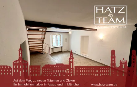 Hatz & Team Immobilien GmbH - Wohnung mieten in Passau - Wohnen auf zwei Ebenen! Charmante Wohnung mitten in der Altstadt