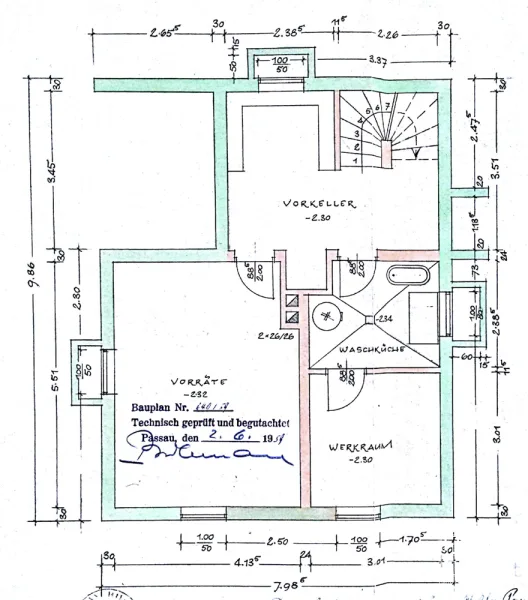 Grundriss Kellergeschoss