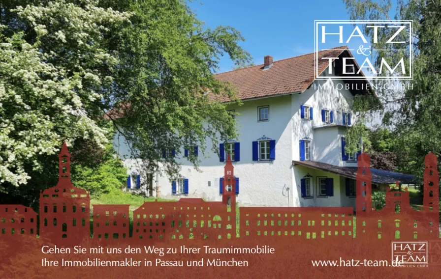 Hatz & Team Immobilien GmbH - Haus kaufen in Stubenberg - Idyllisches, teilsaniertes Landhaus mit großzügigem Grundstück nähe Simbach am Inn!