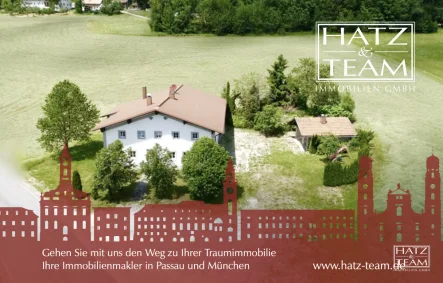 Hatz & Team Immobilien GmbH - Büro/Praxis mieten in Neureichenau - Großzügige Gewerbeeinheit mit separater Wohnung in Neureichenau!Ideal für die Nutzung von Büro- und Seminarräumen!