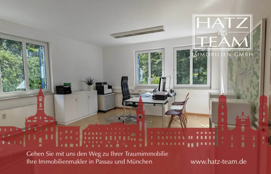 Hatz & Team Immobilien GmbH - Büro/Praxis mieten in Passau - Bürofläche in Kohlbruck mit Parkflächen