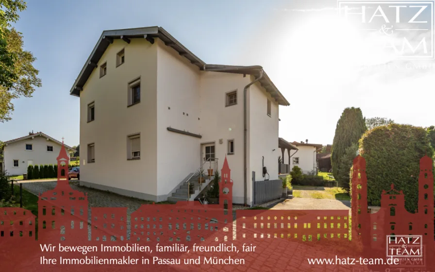 Hatz & Team Immobilien GmbH - Haus kaufen in Innernzell - Gepflegtes Haus mit zwei separaten Wohnungen im Grünen nähe Schönberg!