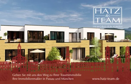 Hatz & Team Immobilien GmbH - Wohnung kaufen in Bad Griesbach im Rottal - Neubau-Wohnungen in Bad Griesbach - KfW 40 EE Standard - Sonder Afa