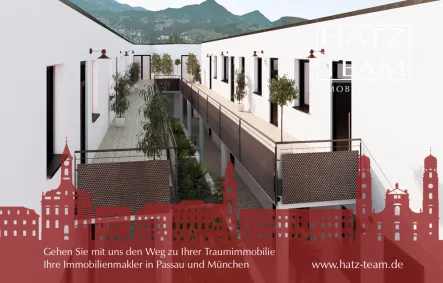 Hatz & Team Immobilien GmbH - Wohnung kaufen in Bad Griesbach im Rottal - Neubau-Wohnungen in Bad Griesbach - KfW 40 EE Standard - Sonder Afa