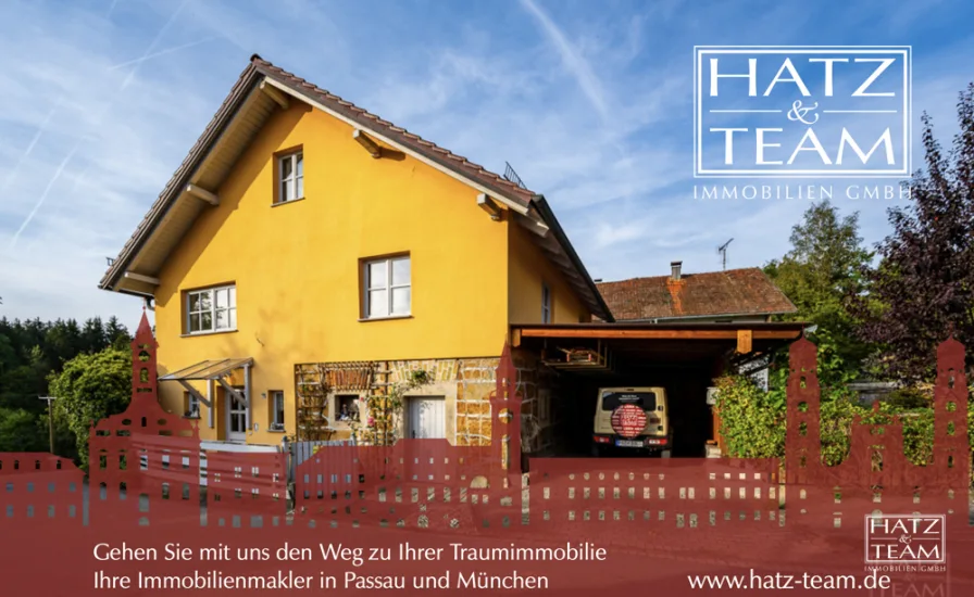 Hatz & Team Immobilien GmbH - Haus kaufen in Hutthurm - Naturliebhaber aufgepasst!Charmantes Einfamilienhaus in idyllischer Lage!