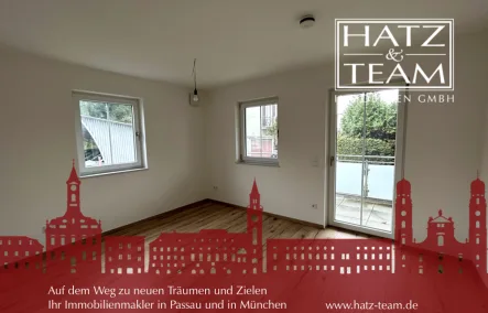 Hatz & Team Immobilien GmbH - Wohnung mieten in Passau - Moderne Erdgeschosswohnung mit unmittelbarer Anbindung ins Stadtzentrum!