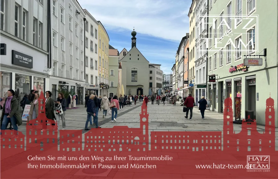 Hatz & Team Immobilen GmbH - Laden/Einzelhandel mieten in Passau - Eckladen in Bestlage – Direkt in der Fußgängerzone von Passau