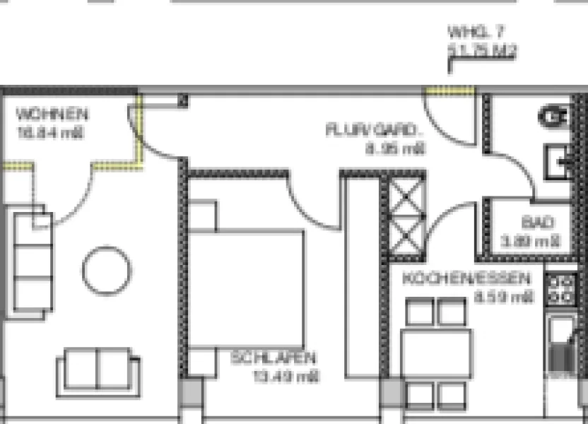 Grundriss Wohnung