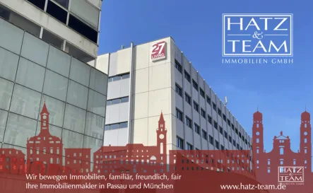 Hatz & Team Immobilien GmbH - Wohnung mieten in Passau - Moderne 2-Zimmer-Wohnung im Zentrum von Passau, direkt am Hauptbahnhof!