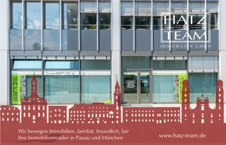 Hatz & Team Immobilen GmbH - Büro/Praxis mieten in Passau - 134 m² Büro im Messe-Business-Center Passau-Kohlbruck (MBC)