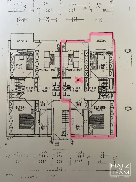 Grundriss Wohnung