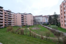 Ausblick vom Balkon