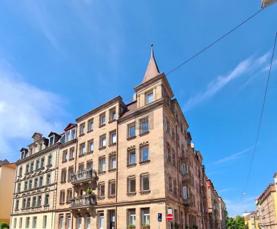 Hausansicht  - Wohnung mieten in Nürnberg - Himmlische Nordstadt - 3-Zimmerwohnung mit Einbauküche in beliebter Lage