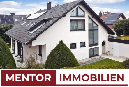 Titelbild - Haus kaufen in Niederwerrn - Diskretes Wohnen - Repräsentatives Einfamilienhaus mit Einliegerwohnung