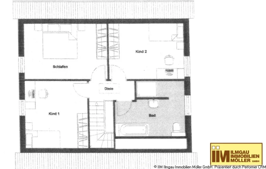 Grundriss Dachgeschoss