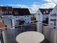 großer Balkon