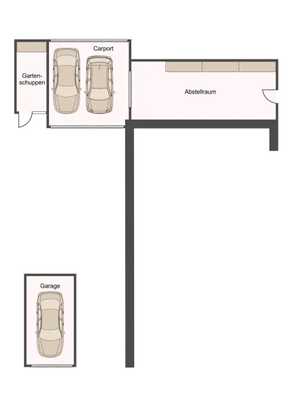 Grundriss Garage+Abstellraum