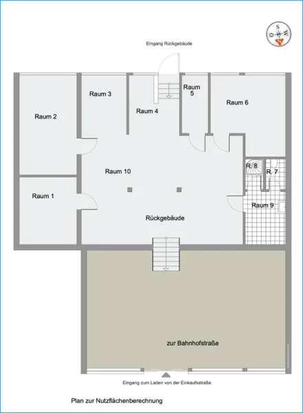 Plan zur Nutzflächenberechnung