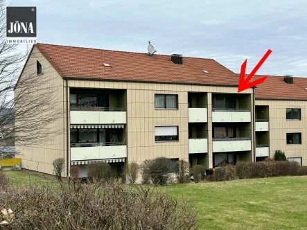  - Wohnung kaufen in Kulmbach - Attraktive 2-Zimmer-Wohnung mit schönem Blick und Einbauküche