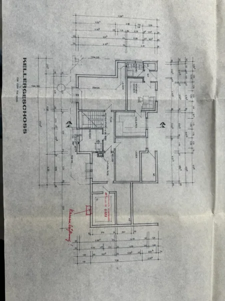 Grundriss Kellergeschoss