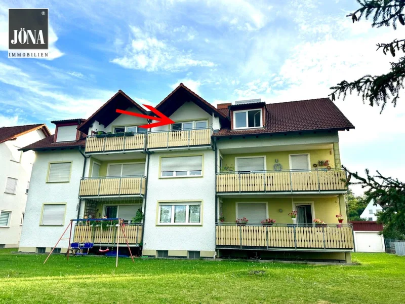  - Wohnung kaufen in Rentweinsdorf - RESERVIERT!Helle 4-Zimmer-Wohnung mit Blick ins Grüne in Rentweinsdorf